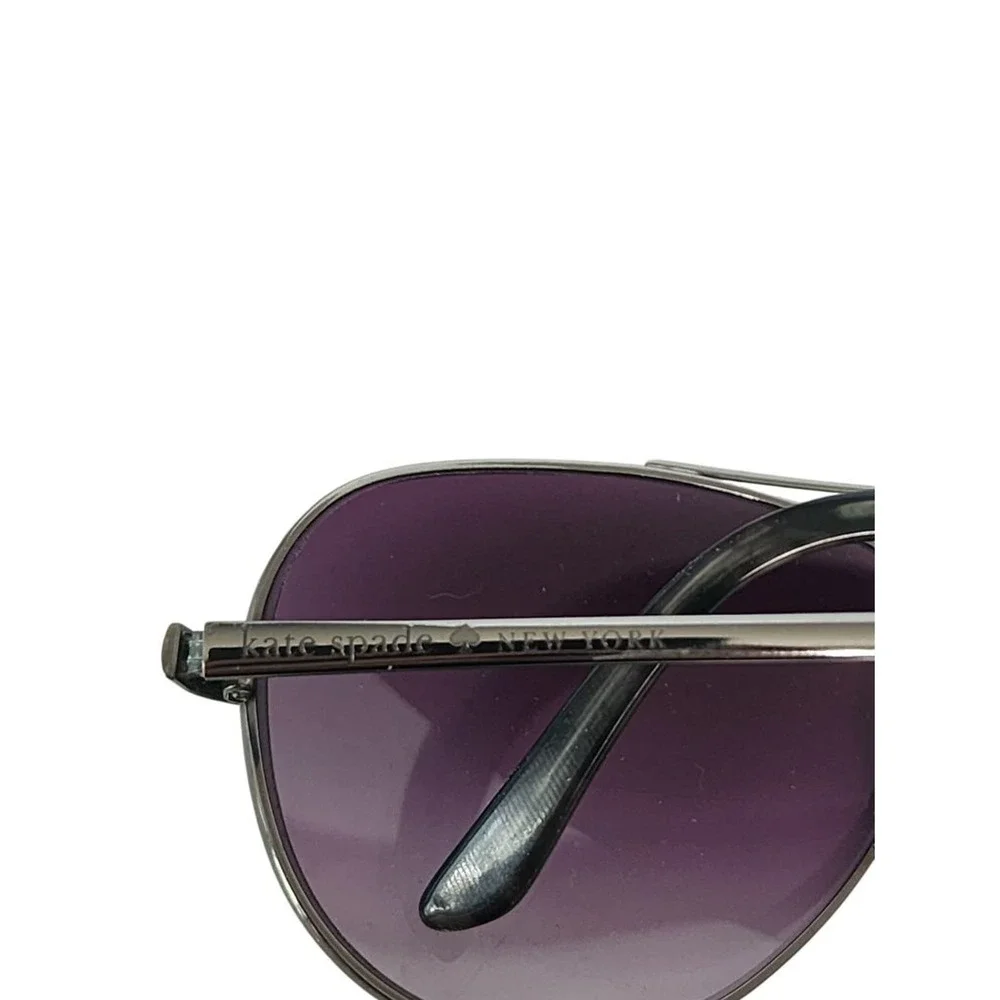 KATE SPADE Aveline Purple Silver Gradient Aviator‎ Sunglasses 58 mm 10